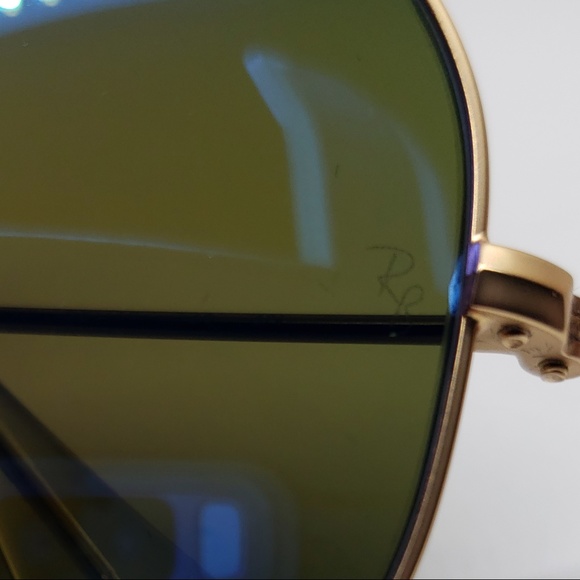 Ray Ban Sunglasses AVIATOR FLASH LENSES Unisex - Picture 3 of 8